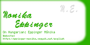 monika eppinger business card